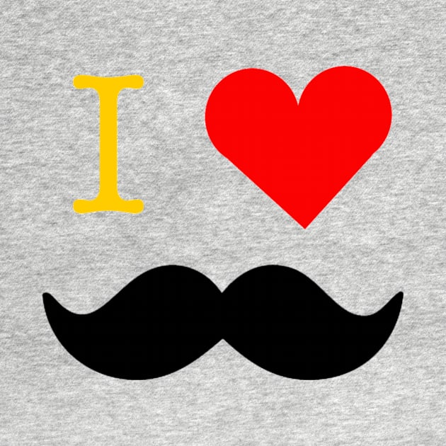 I ♥ MOUSTACHE by sachanasan